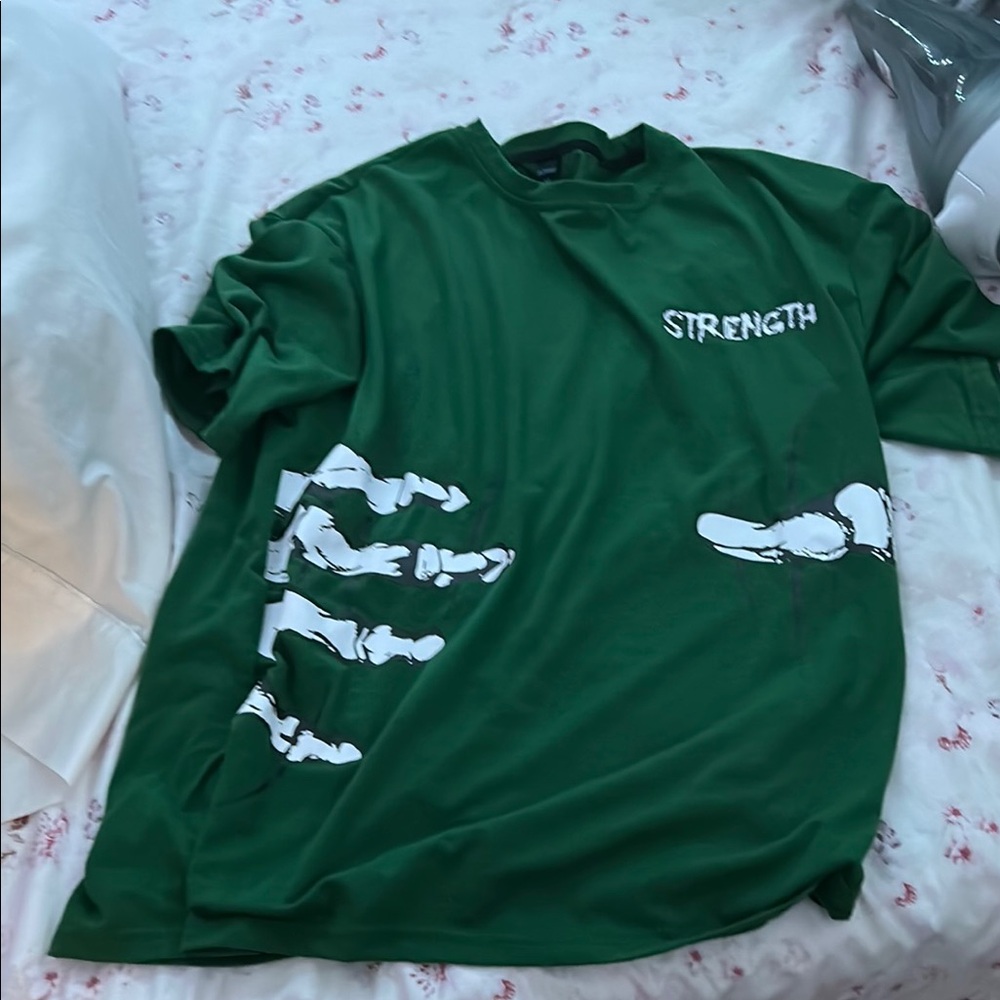 Green Graphic Men's Shirt